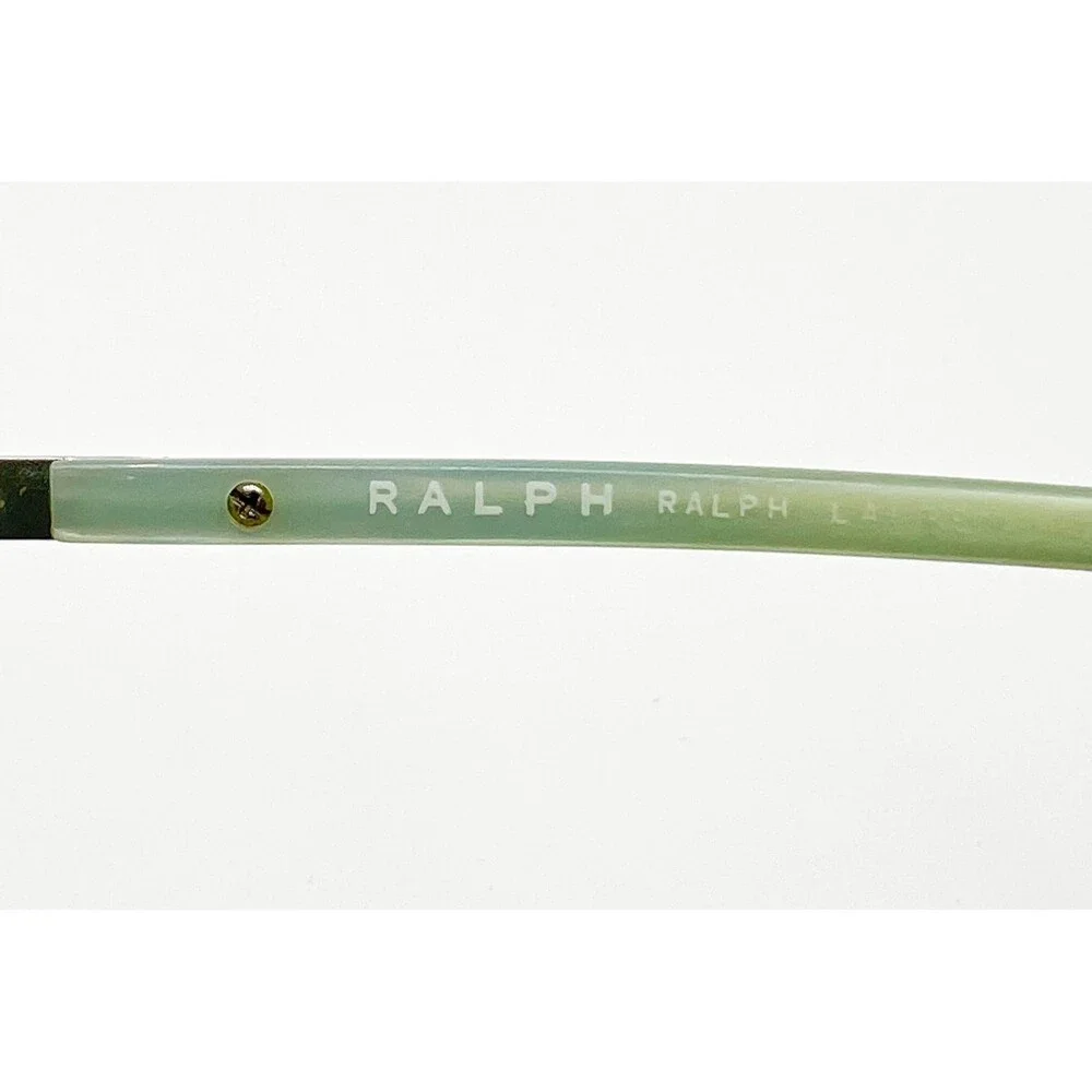 Ralph Eyeglasses Women Tortoise Green RA 7044 601 Cat Eye 52-16-135